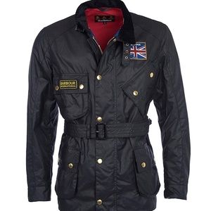 Barbour International Barbour Union Jack International Jacket Black